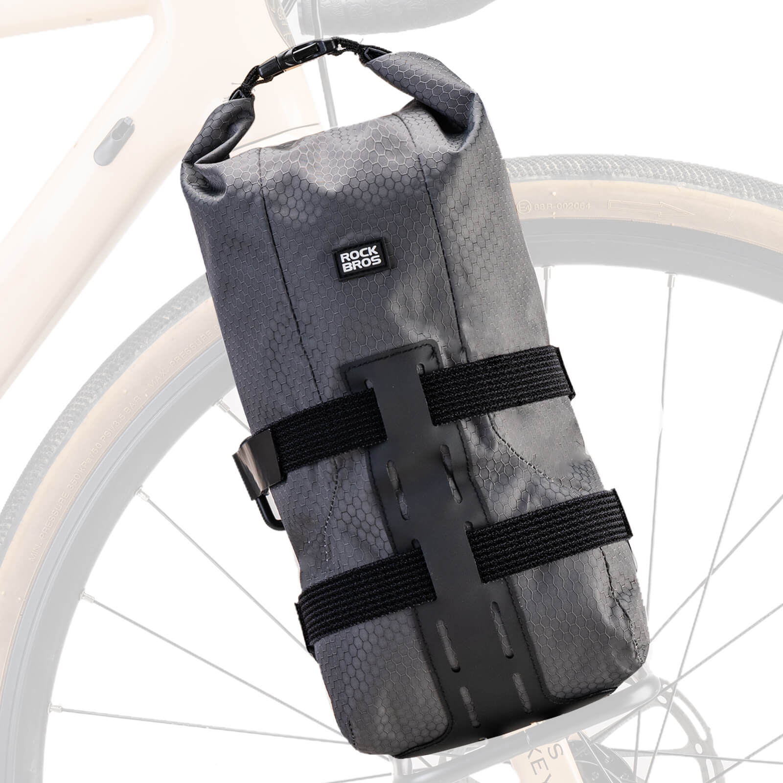 Lightweight Bike Front Fork Rack & Cargo Bag Set - Image 8
