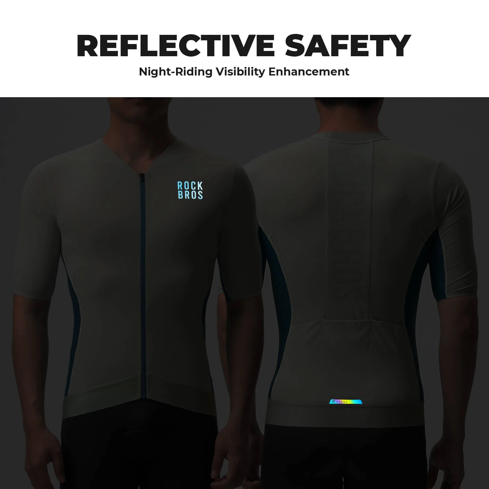 Men’s Summer Contrast Cycling Jersey SprintFit Series - Image 7