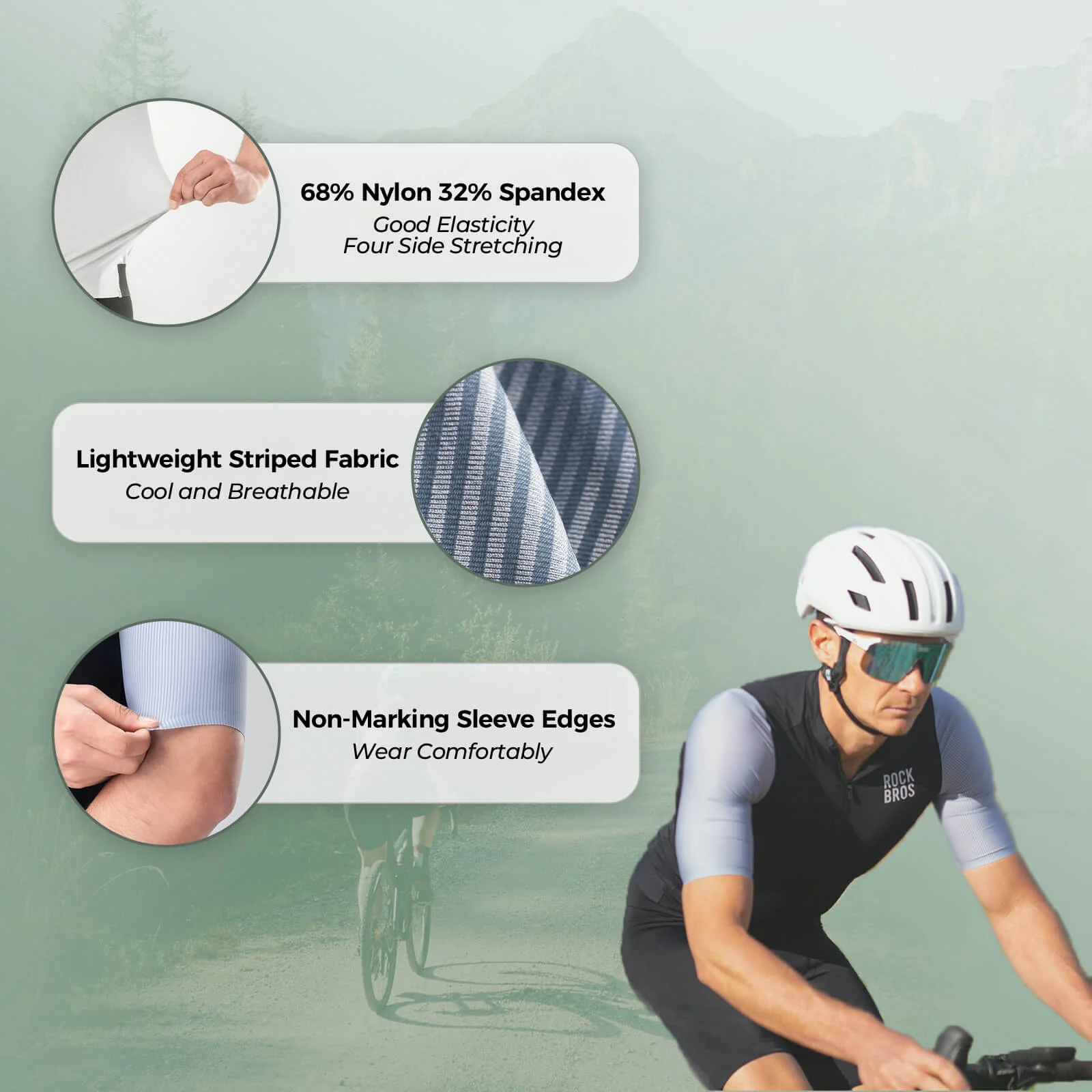 Men’s Summer Short Sleeve Cycling Jersey SwiftFlow - Image 10