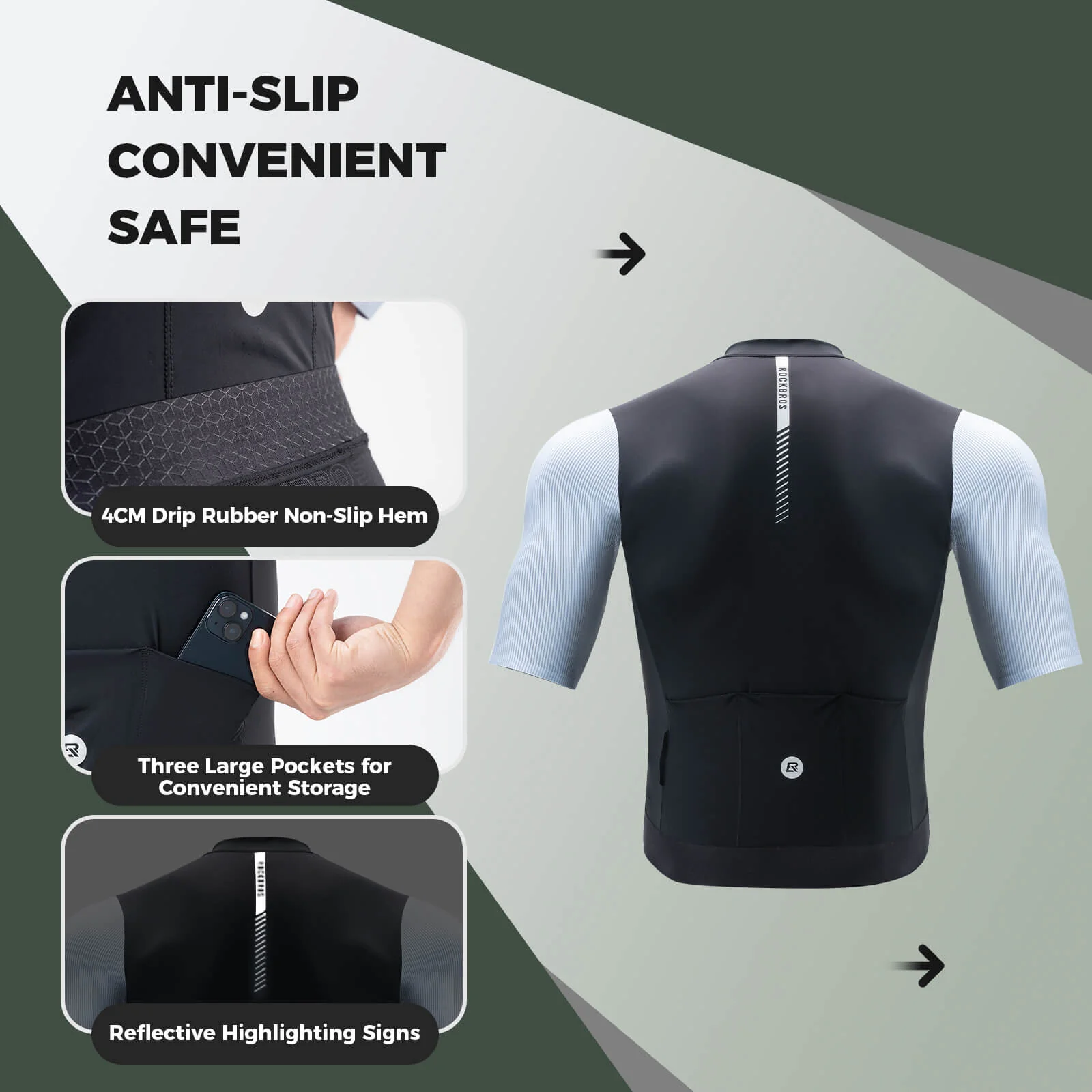 Men’s Summer Short Sleeve Cycling Jersey SwiftFlow - Image 11