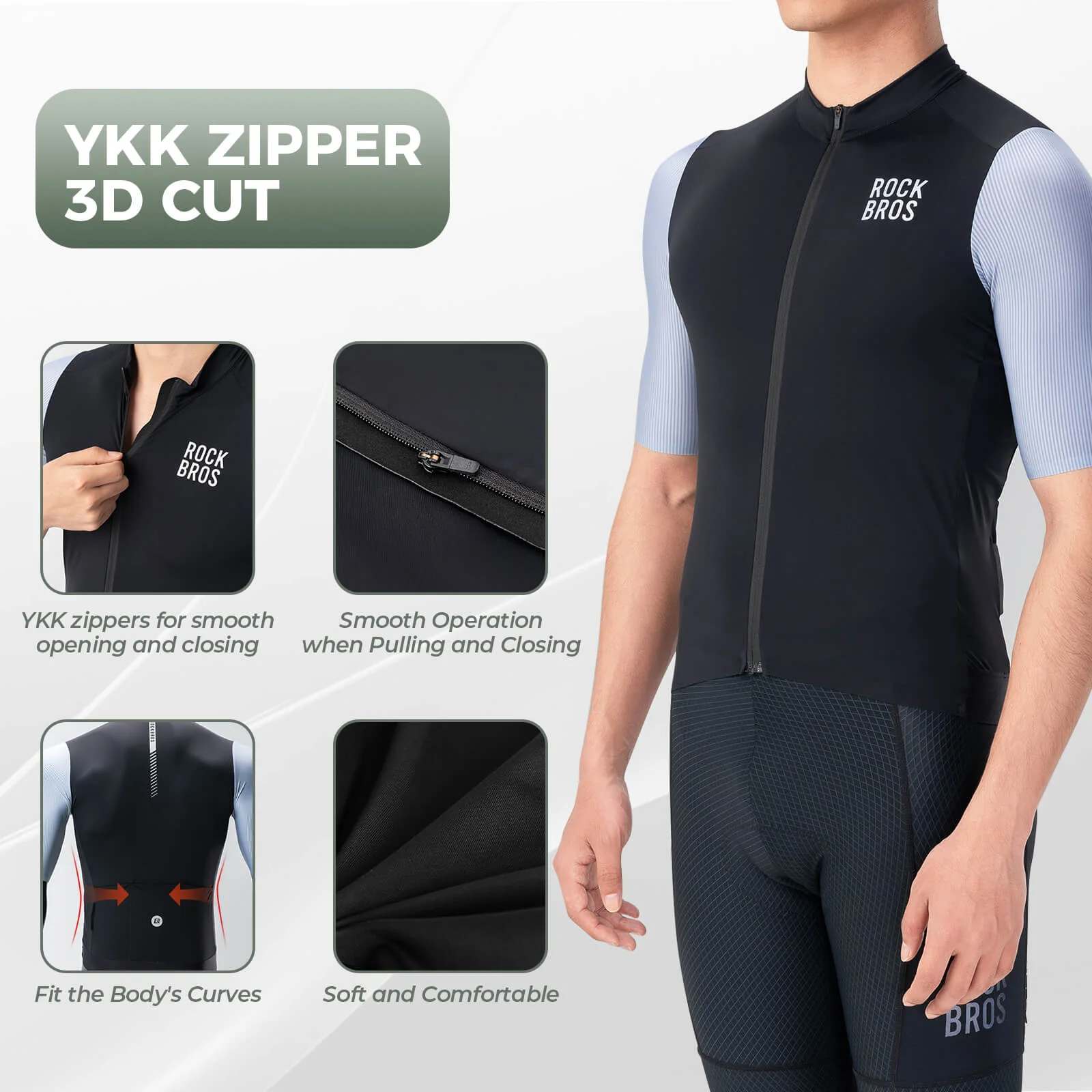 Men’s Summer Short Sleeve Cycling Jersey SwiftFlow - Image 12