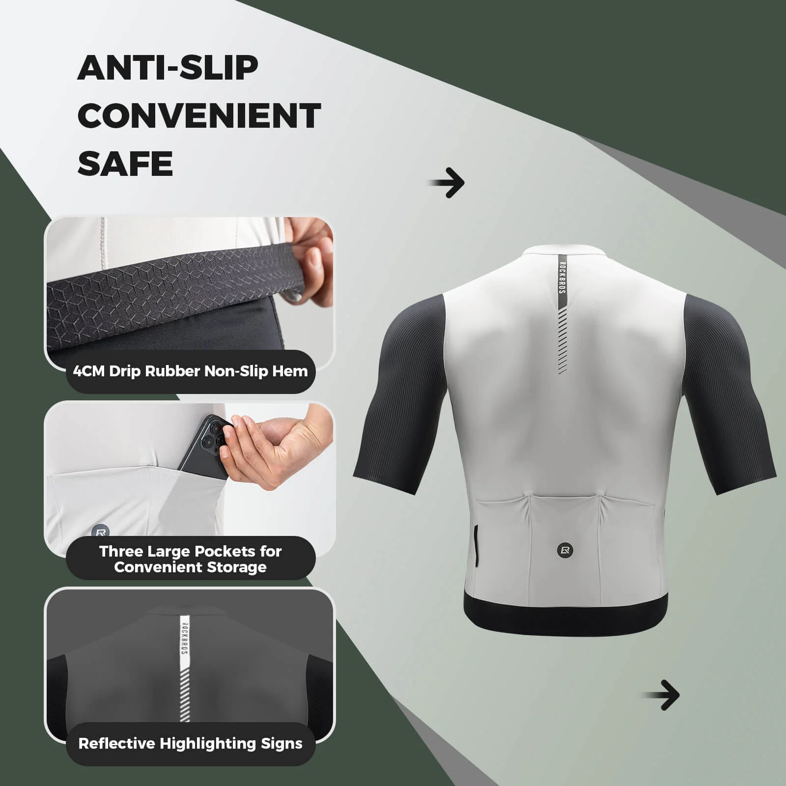 Men’s Summer Short Sleeve Cycling Jersey SwiftFlow - Image 4