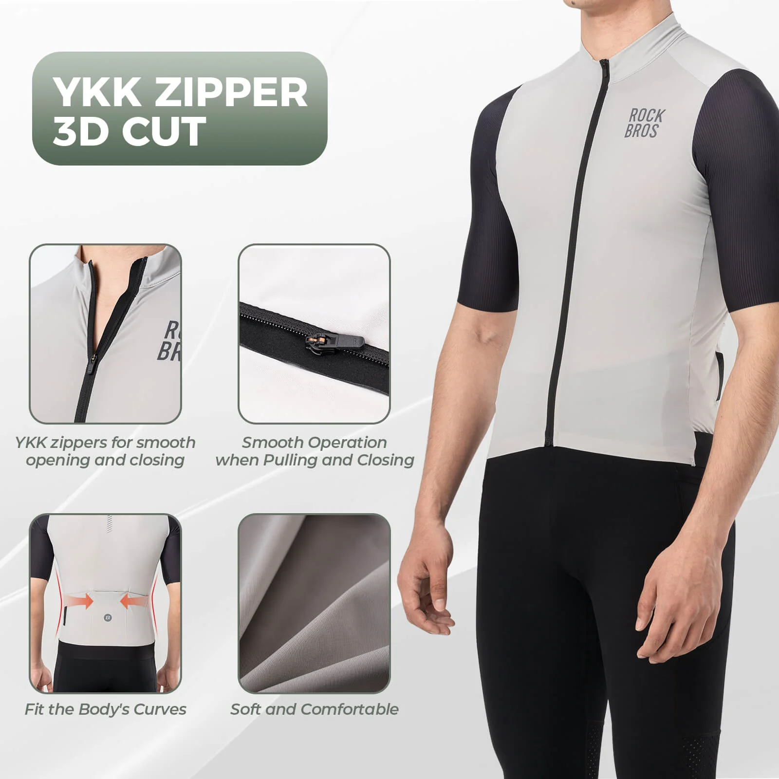 Men’s Summer Short Sleeve Cycling Jersey SwiftFlow - Image 5