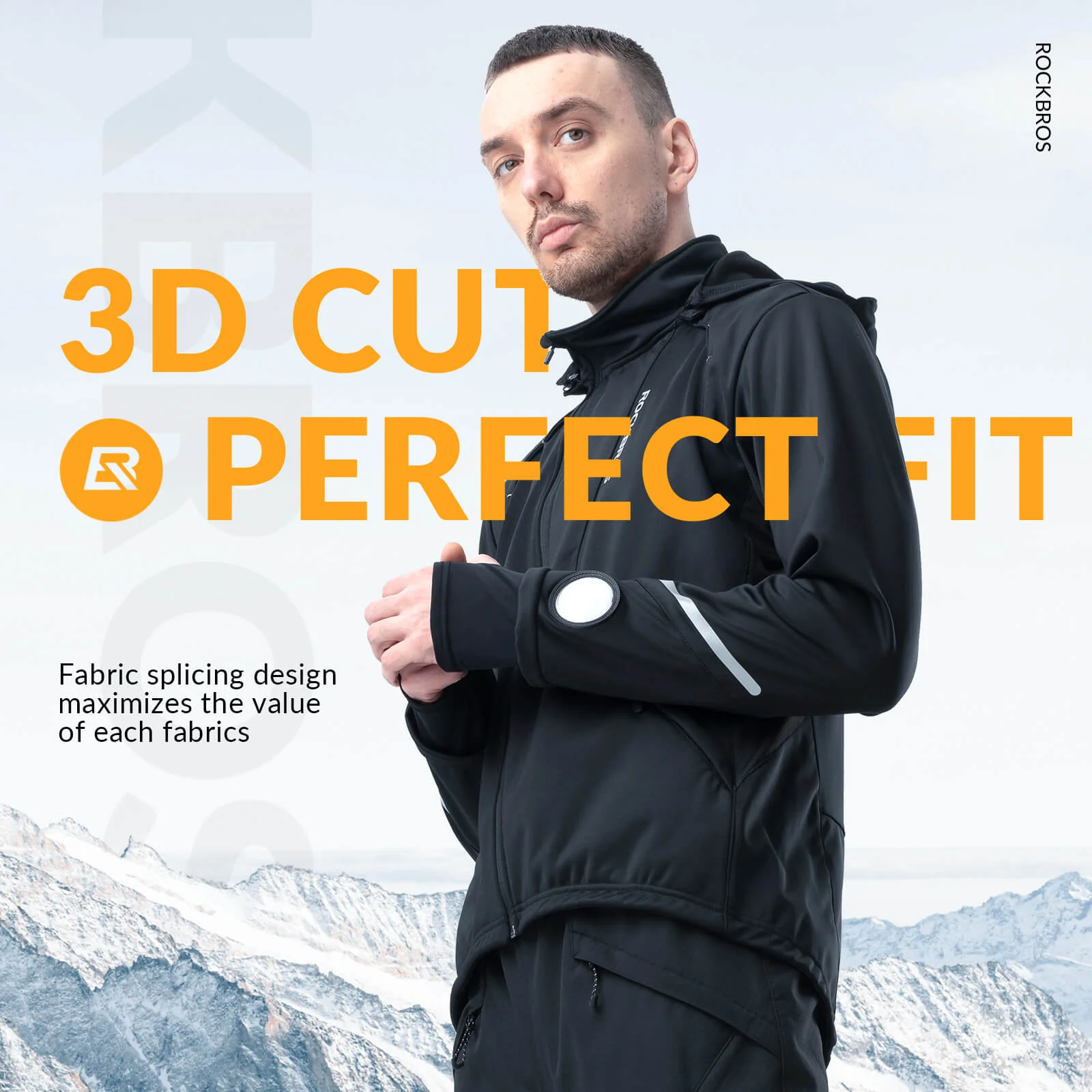 Men’s Winter Thermal Cycling Jacket Wind Resistant - Image 4