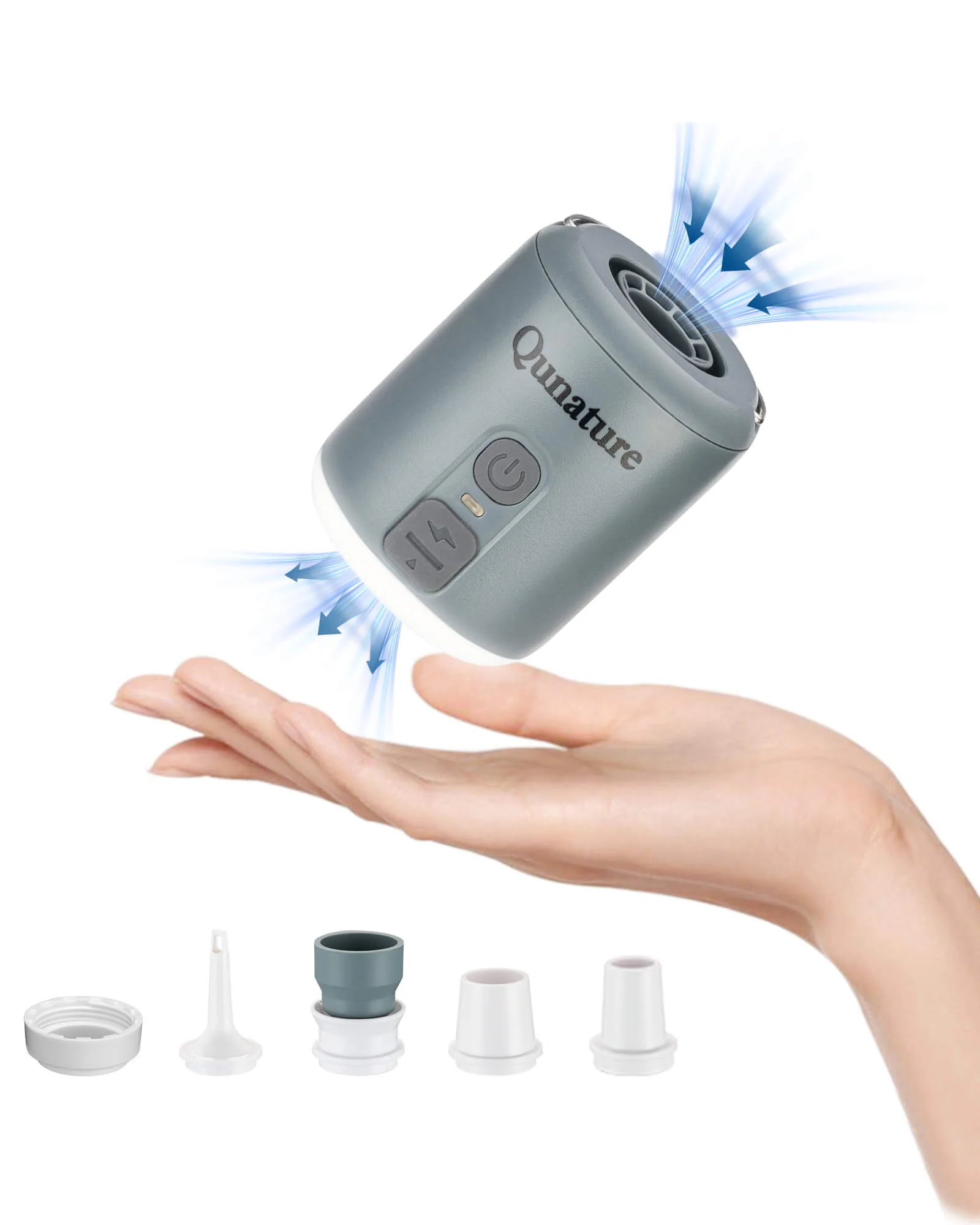 Mini Outdoor Air Pump 1600mAh and LED lighting for camping - Image 10