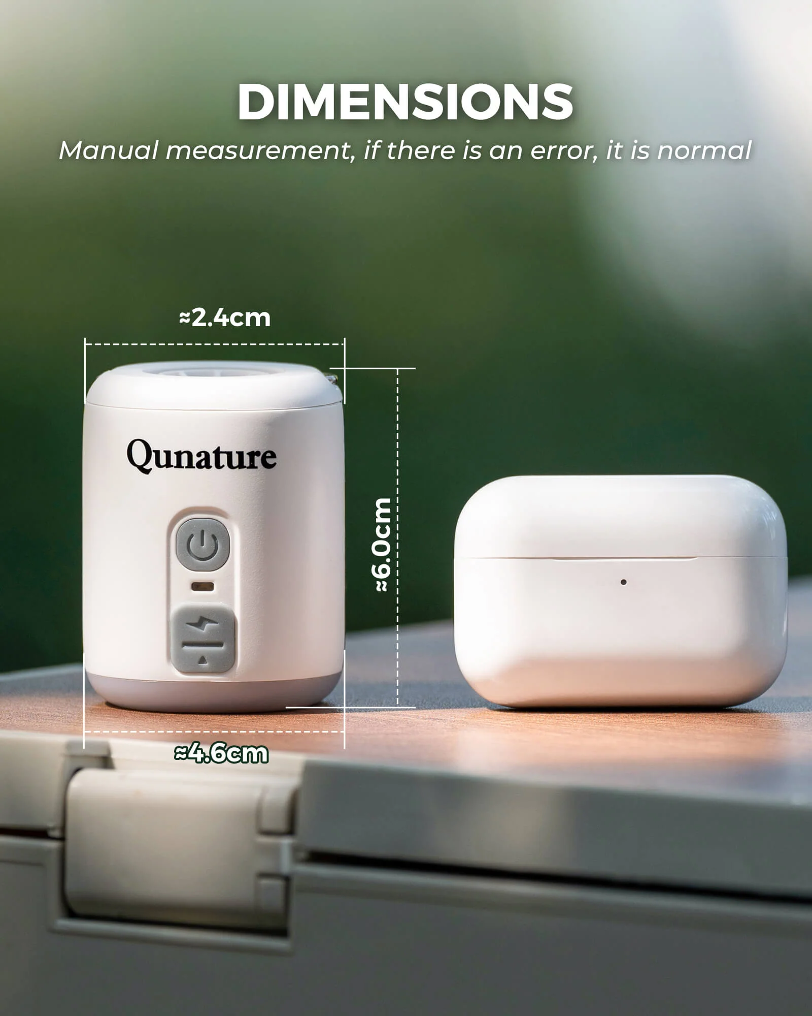 Mini Outdoor Air Pump 1600mAh and LED lighting for camping - Image 4