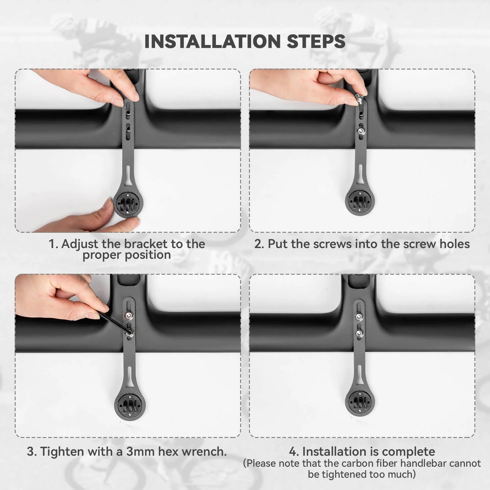 One-Piece Bike Handlebar Extension Mount Wind Pro Ride - Image 14