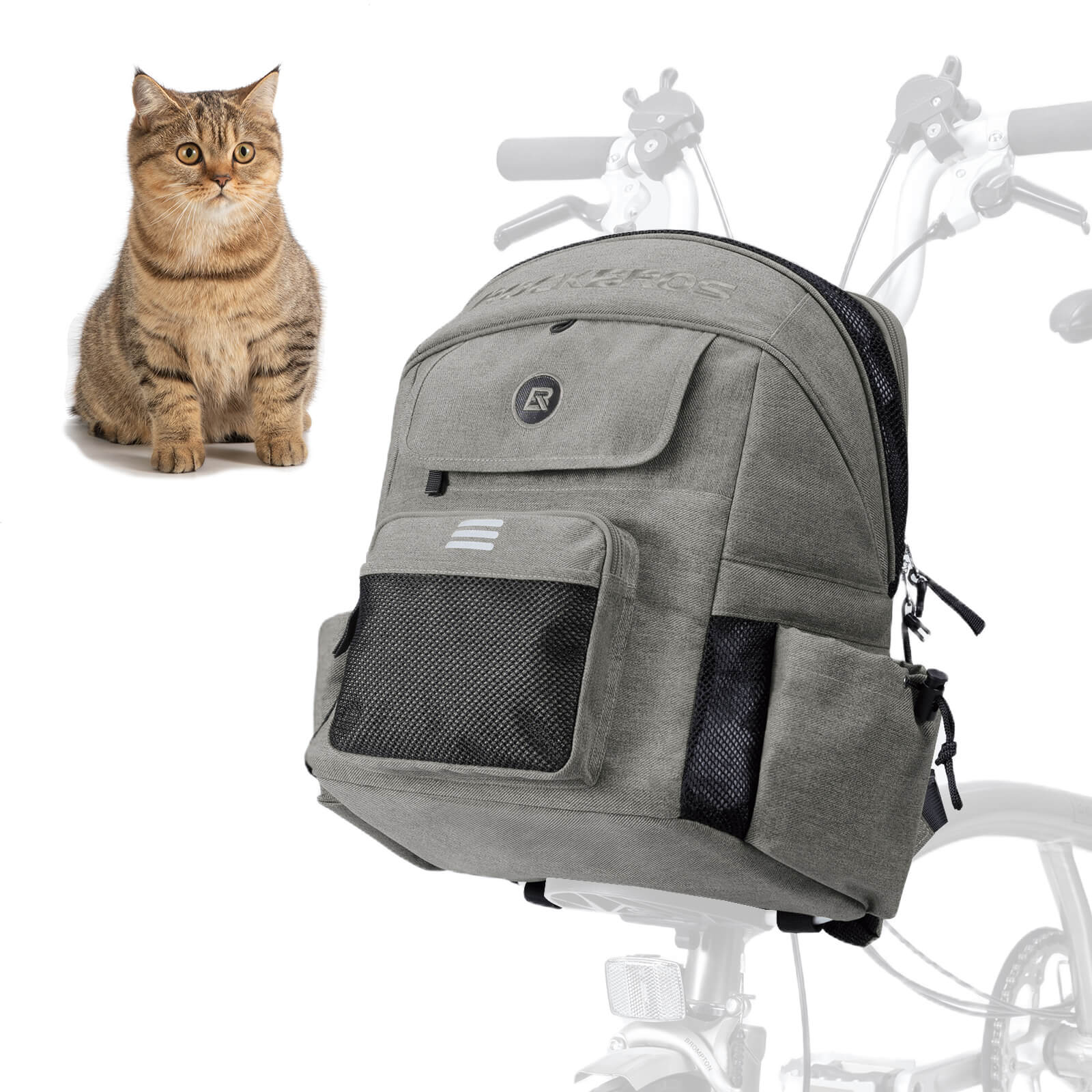 Portable Folding Bike Handlebar Bag Pet Friendly - Image 10