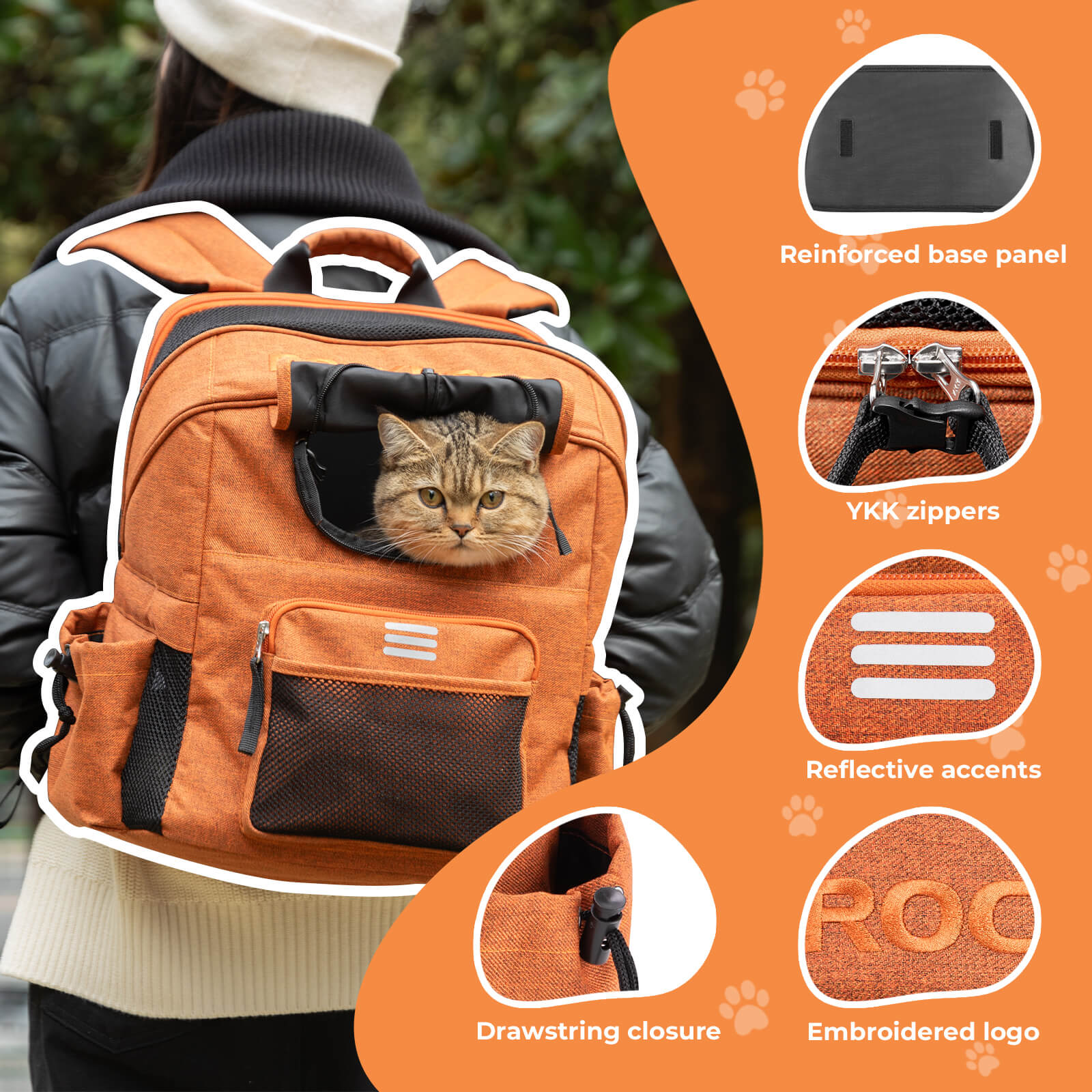 Portable Folding Bike Handlebar Bag Pet Friendly - Image 8