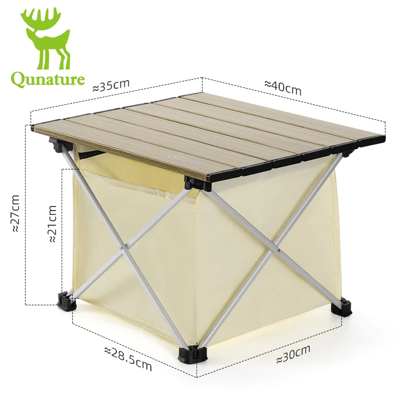 Qunature Aluminium Alloy Folding Portable Table Outdoor Camping Picnic BBQ Desk - Image 15