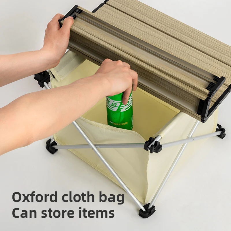 Qunature Aluminium Alloy Folding Portable Table Outdoor Camping Picnic BBQ Desk - Image 6