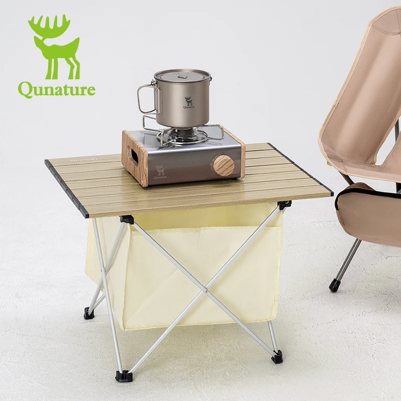 Qunature Aluminium Alloy Folding Portable Table Outdoor Camping Picnic BBQ Desk - Image 7