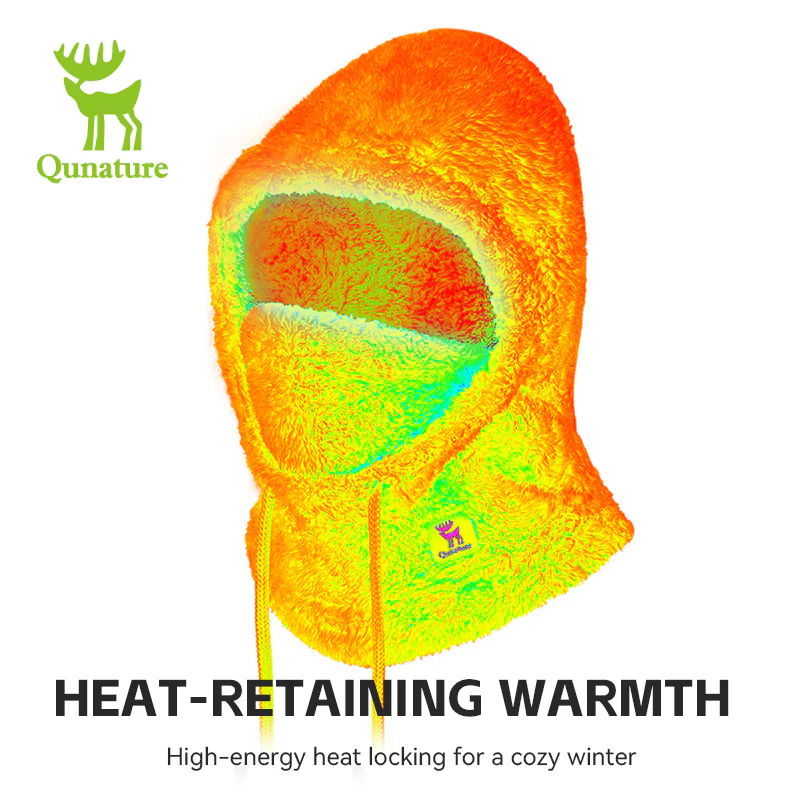Qunature Ski Full Face Mask Thermal Windproof Neck Warmer Winter Outdoor Sports Unisex - Image 5