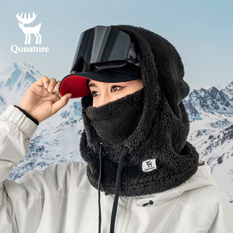 Qunature Ski Full Face Mask Thermal Windproof Neck Warmer Winter Outdoor Sports Unisex - Image 6