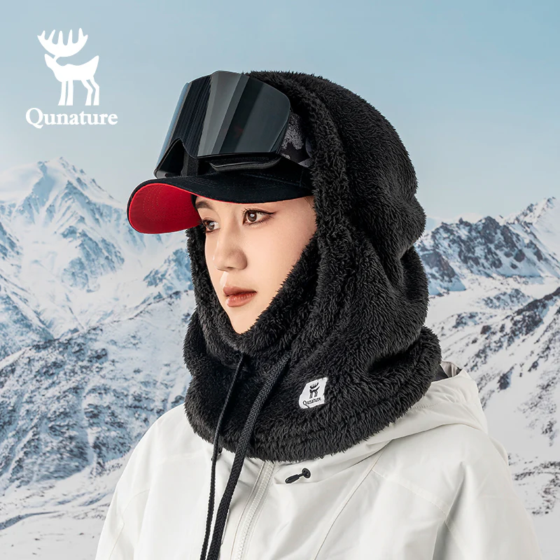 Qunature Ski Full Face Mask Thermal Windproof Neck Warmer Winter Outdoor Sports Unisex - Image 9