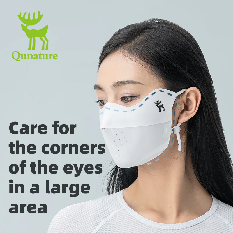Qunature Summer Outdoor Face Mask Breathable Comfort UV Protection - Image 4