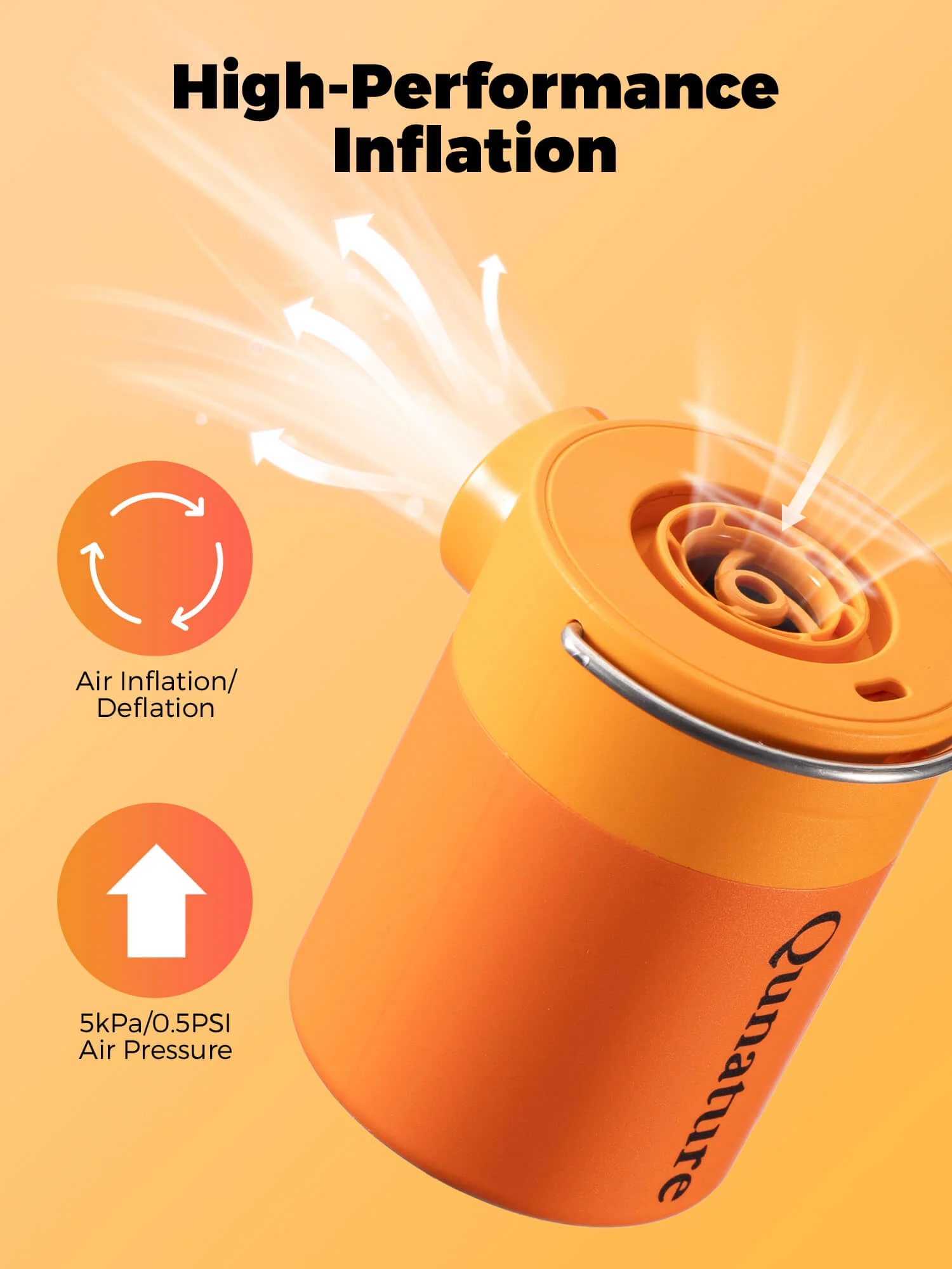 Rapid-Fill Mini Electric Pump High-Pressure Cordless Inflator - Image 13