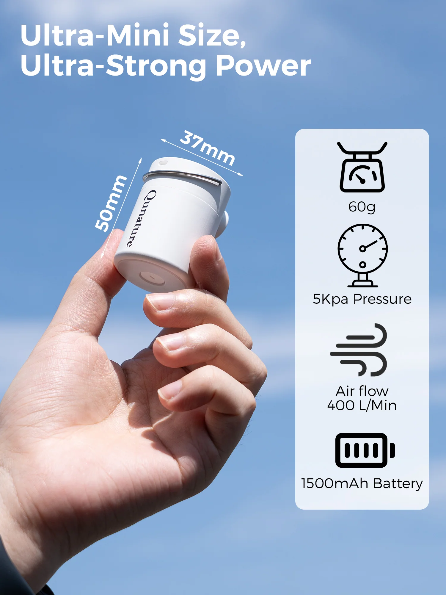 Rapid-Fill Mini Electric Pump High-Pressure Cordless Inflator - Image 6