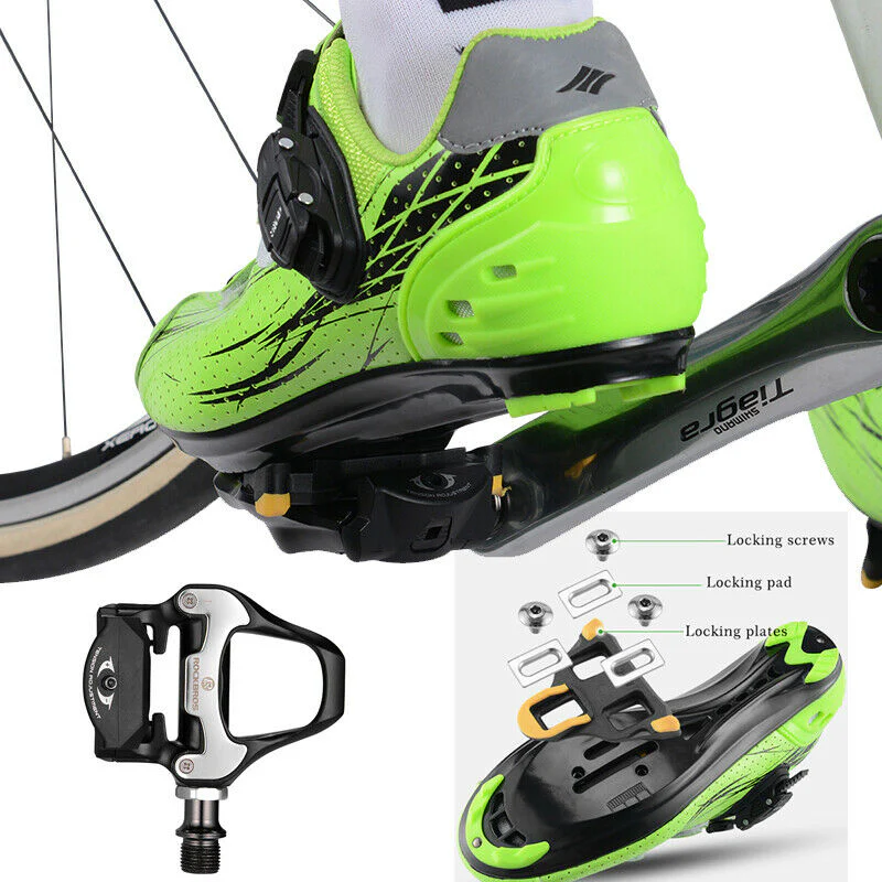 ROCKBROS Self-Lock Road Bike Pedals with Shimano SPD-SL/Look KEO Cleat System (Pair) - Image 10