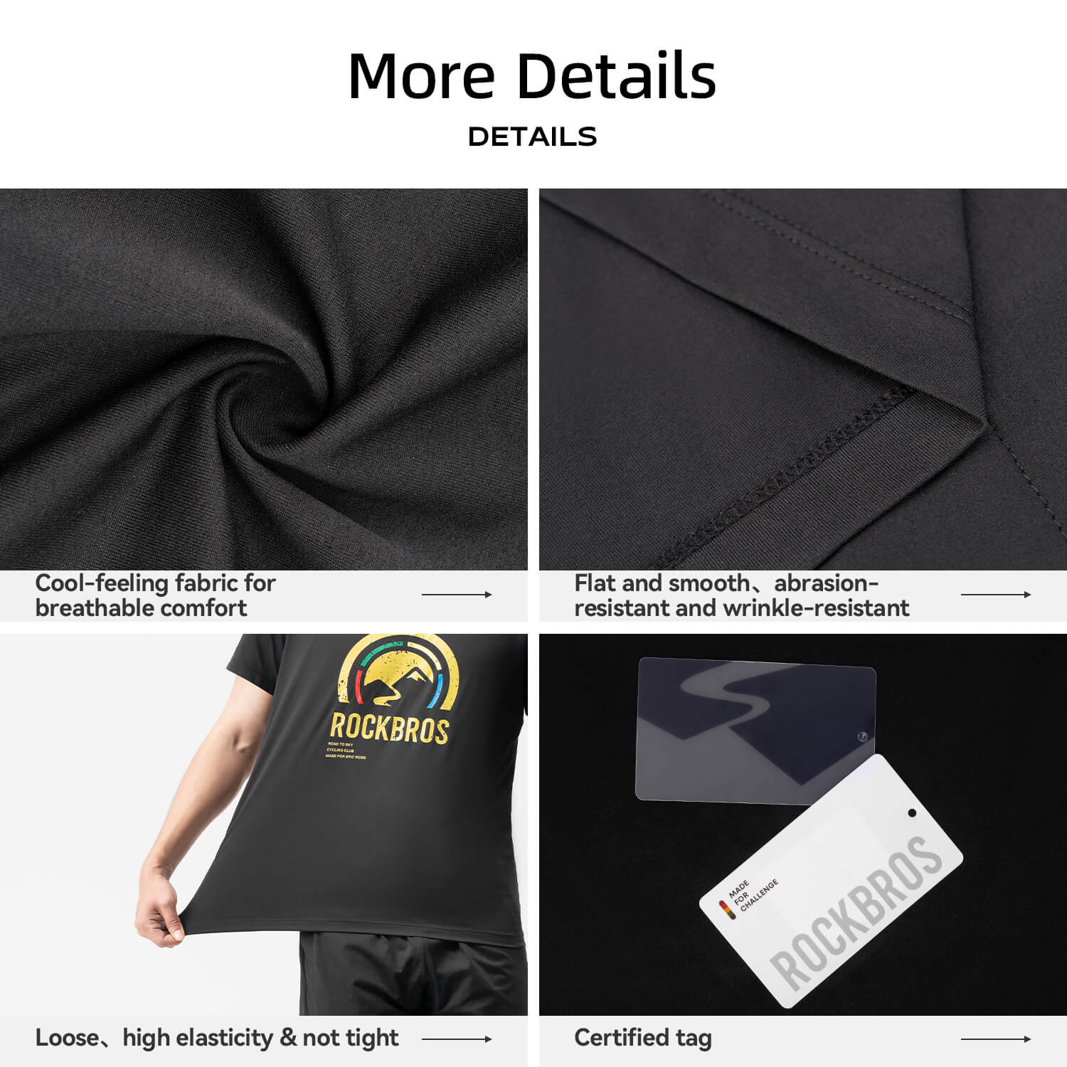 【ROAD TO SKY】Breathable Sports T-Shirt Unisex - Image 4