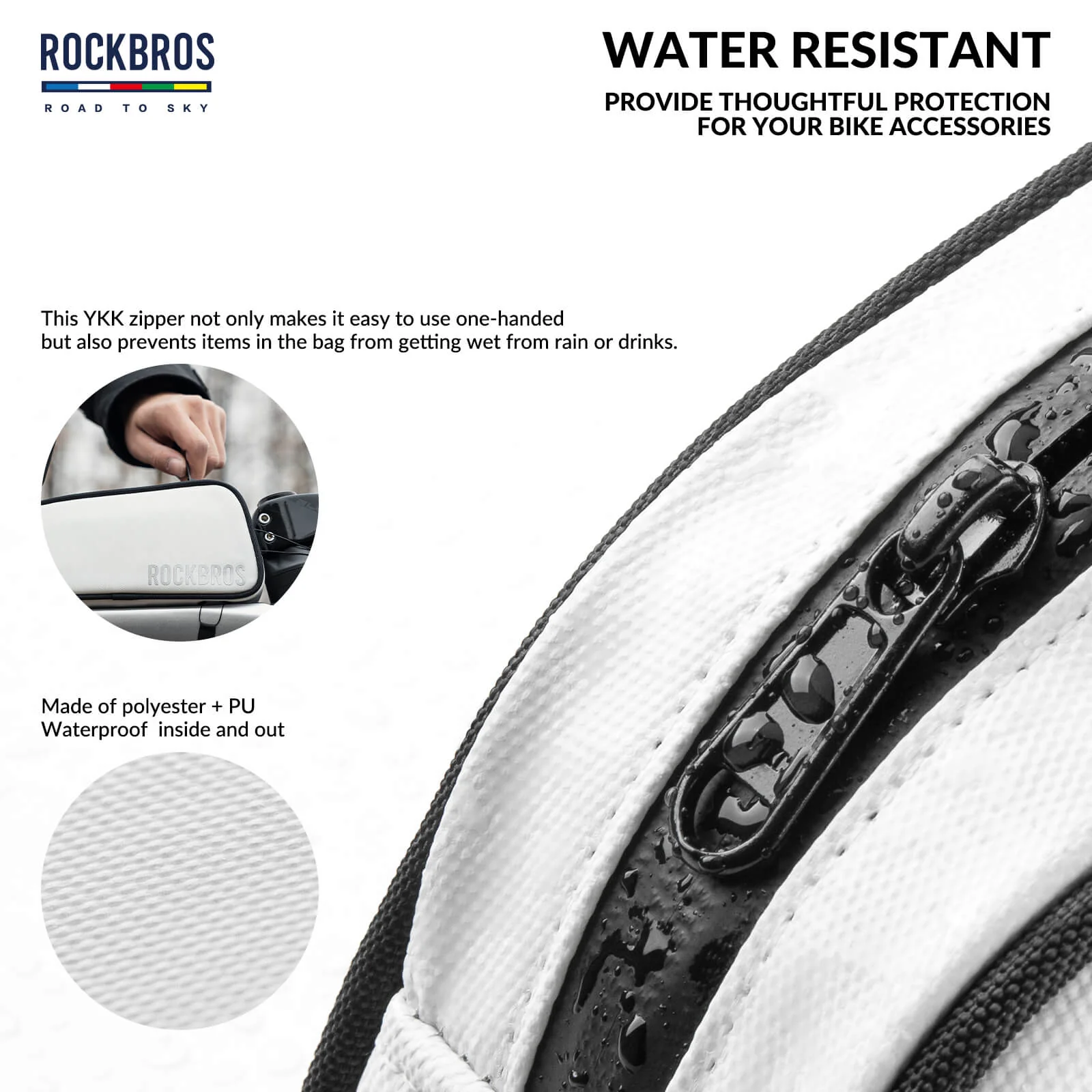 【ROAD TO SKY】Frame Cycling Bag with One-Click Lock and Available in Multiple Colours - Image 18