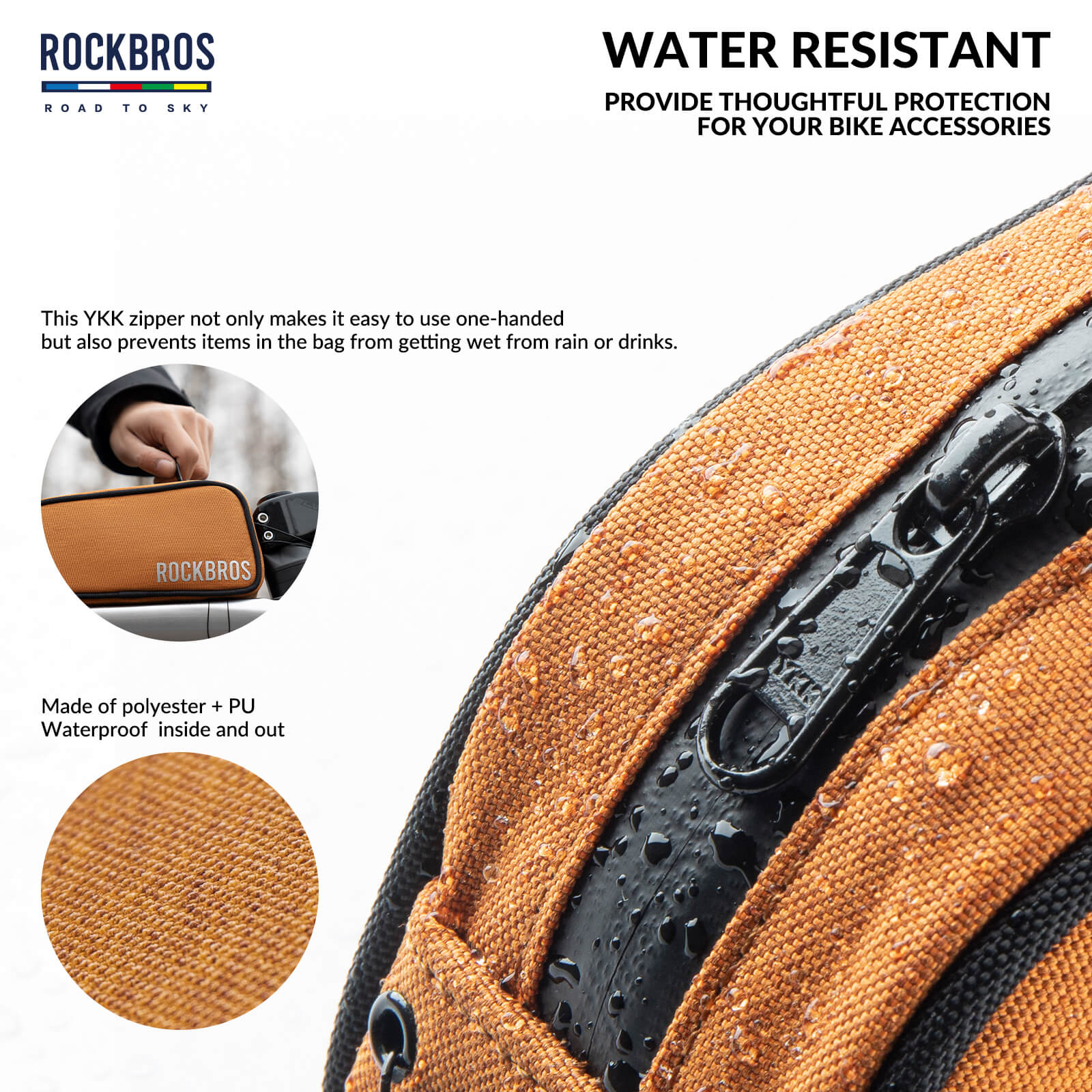 【ROAD TO SKY】Frame Cycling Bag with One-Click Lock and Available in Multiple Colours - Image 25