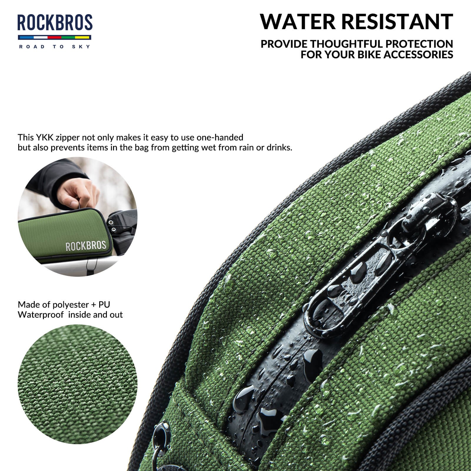 【ROAD TO SKY】Frame Cycling Bag with One-Click Lock and Available in Multiple Colours - Image 32
