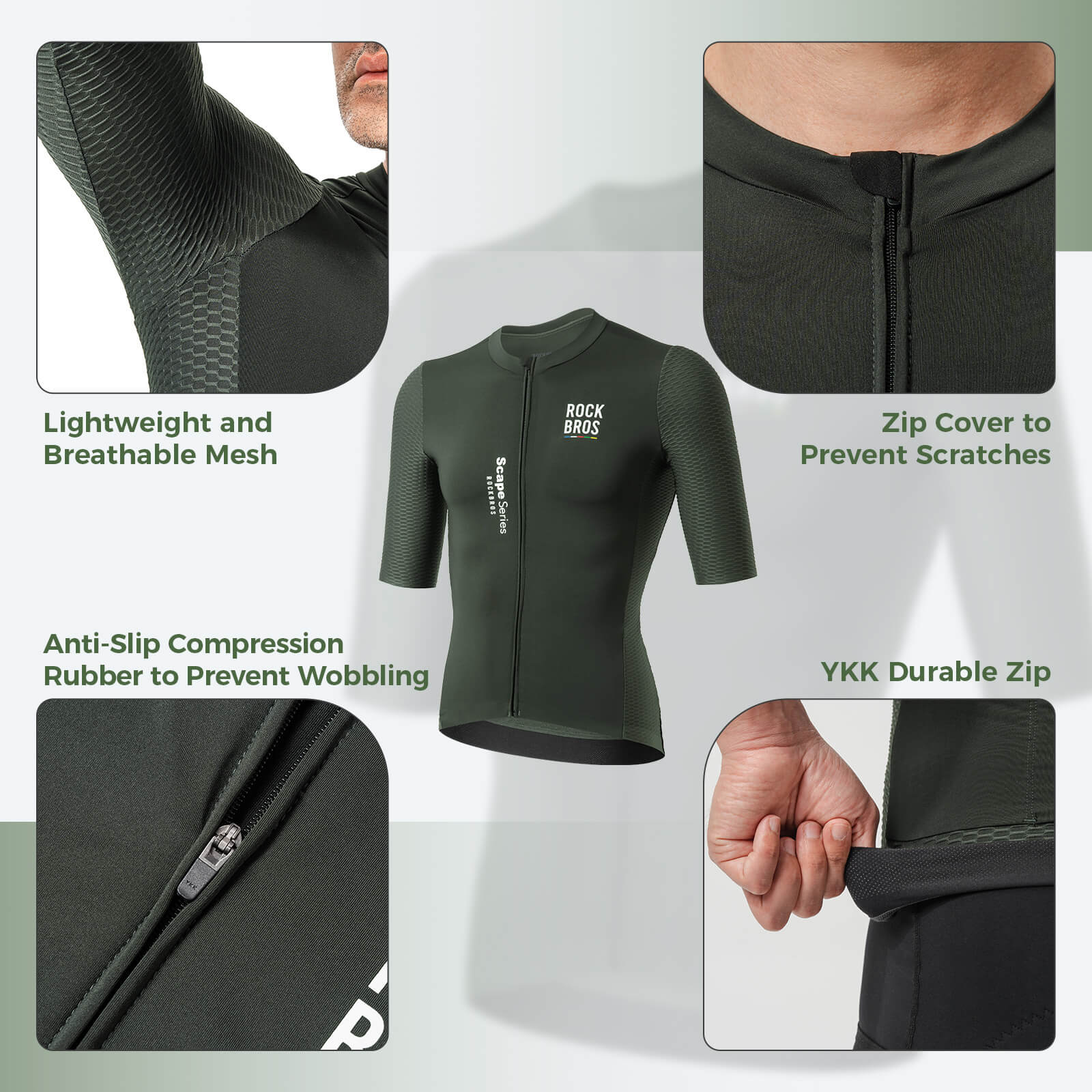 【ROAD TO SKY】 Men's Short Sleeve Cycling Jersey Infinite Series - Image 4