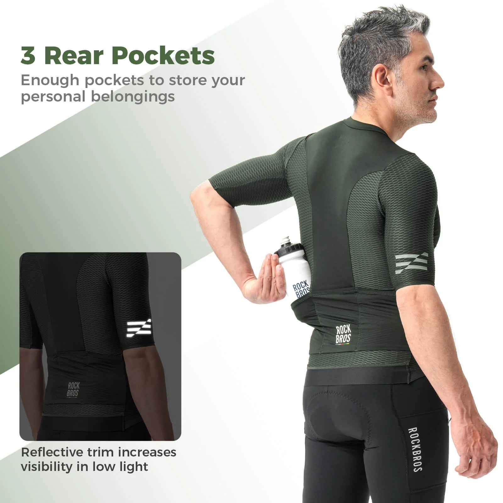 【ROAD TO SKY】 Men's Short Sleeve Cycling Jersey Infinite Series - Image 5