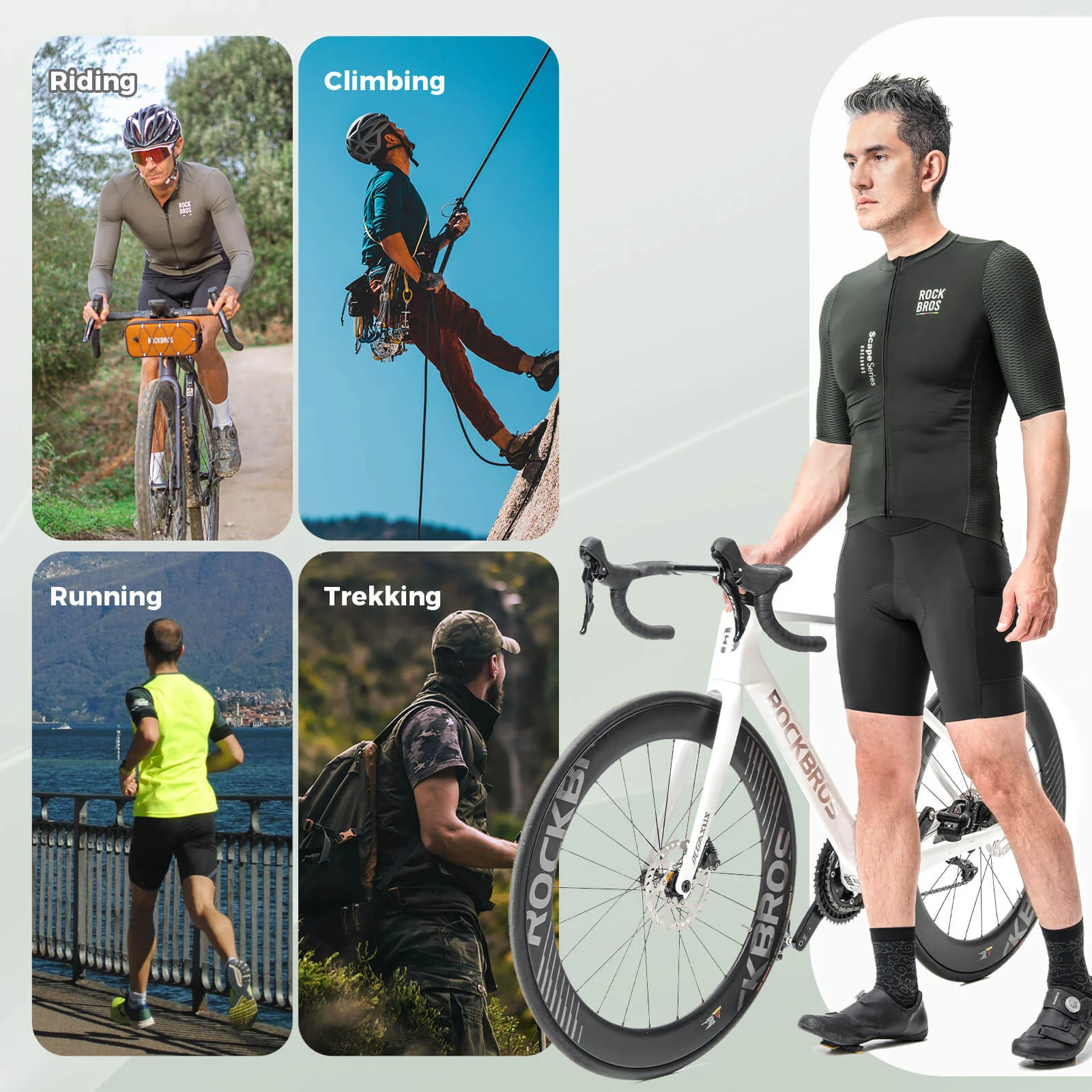 【ROAD TO SKY】 Men's Short Sleeve Cycling Jersey Infinite Series - Image 7