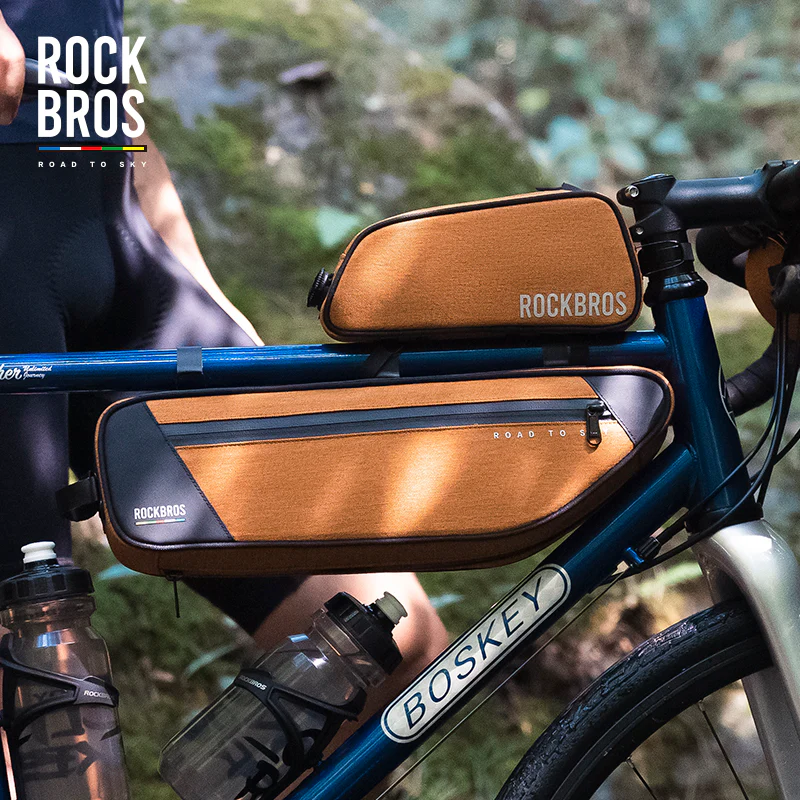 【ROAD TO SKY】 ROCKBROS Deluxe Cycling Frame Bag Bike Front Tube Bags - Image 10
