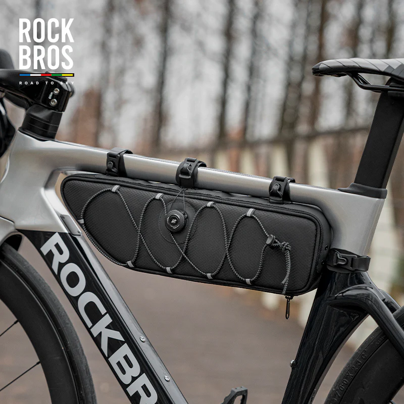 【ROAD TO SKY】 ROCKBROS Deluxe Cycling Frame Bag Bike Front Tube Bags - Image 11
