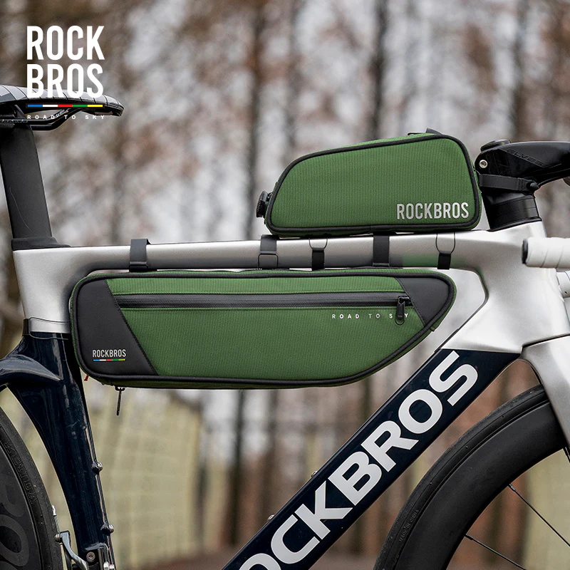 【ROAD TO SKY】 ROCKBROS Deluxe Cycling Frame Bag Bike Front Tube Bags - Image 12