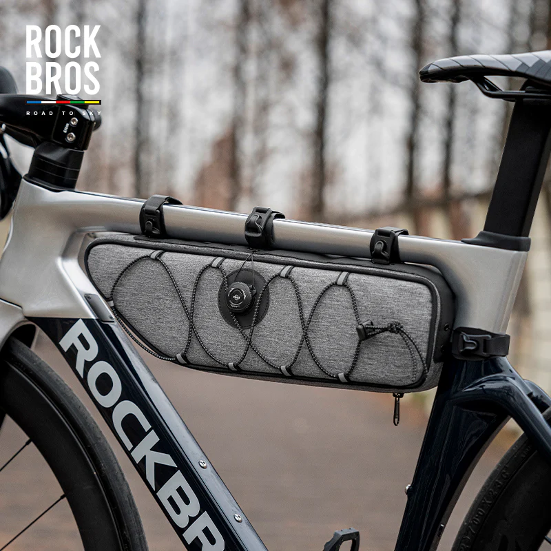 【ROAD TO SKY】 ROCKBROS Deluxe Cycling Frame Bag Bike Front Tube Bags - Image 13