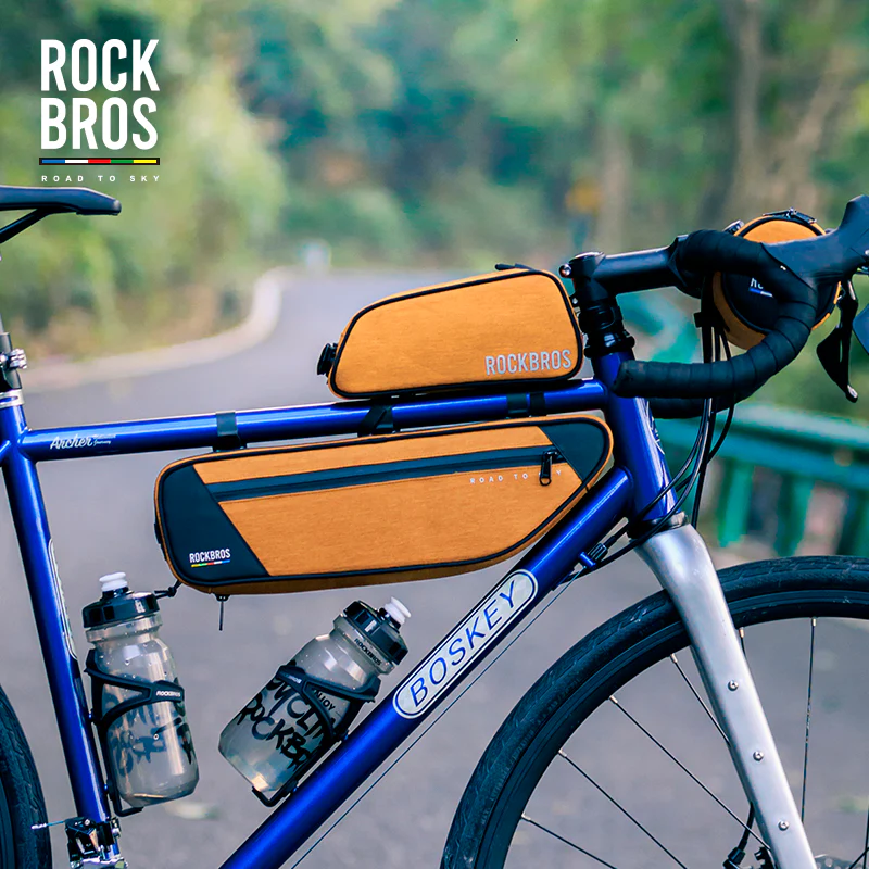 【ROAD TO SKY】 ROCKBROS Deluxe Cycling Frame Bag Bike Front Tube Bags - Image 7
