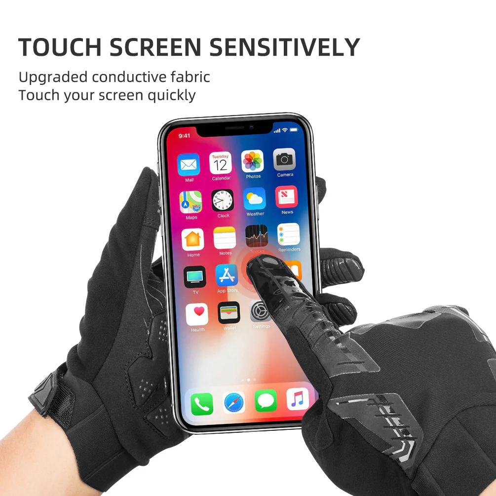 ROCKBROS-Cycling Gloves Touchscreen Anti-Slip Gloves with Shockproof Pad - Image 3