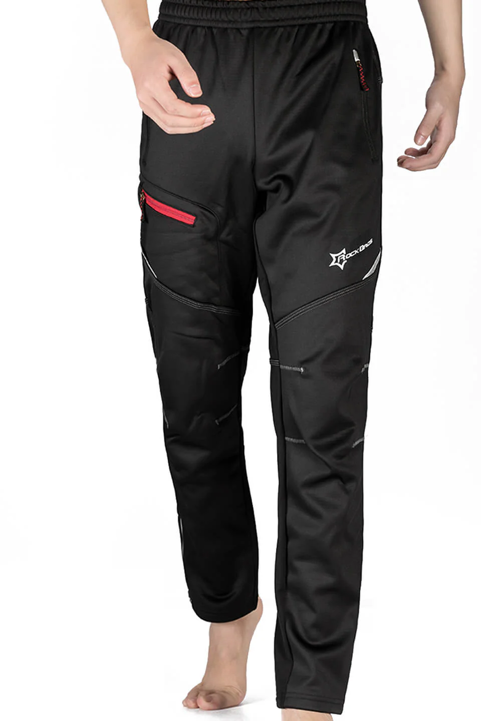 ROCKBROS Windproof Thermal Fleece Winter Athletic Bike Pants - Image 3
