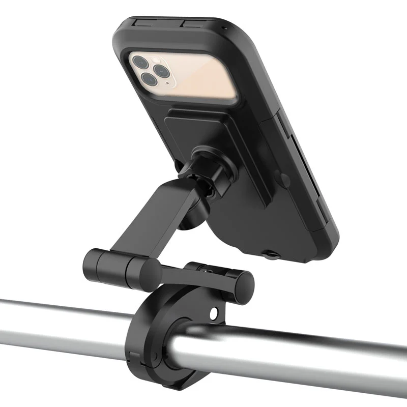 ROCKBROS 360° Rotatable Bike Handlebar Phone Holder 6.7in Waterproof Surface Touch Screen - Image 3