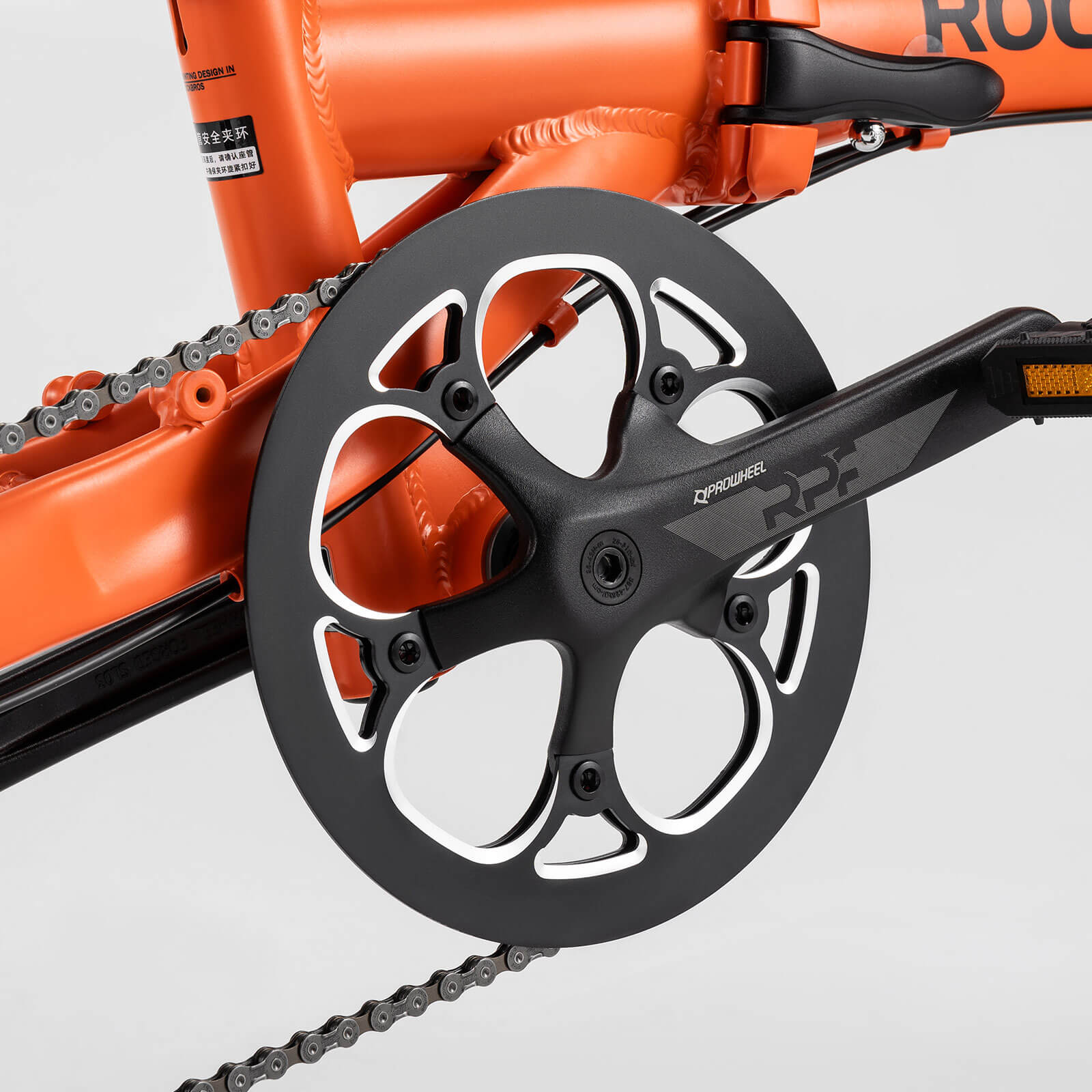 ROCKBROS ACS 16 Inch Folding Bike 9 Speed 11-32T Cassette Disc Brake - Image 6