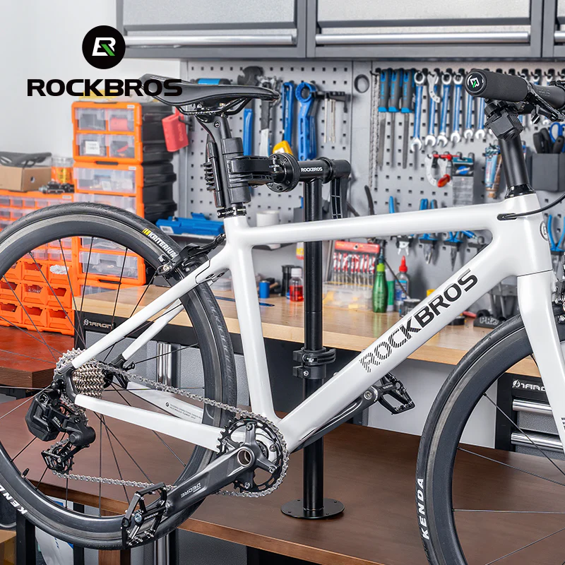 ROCKBROS Adjustable Bike Repair Stand Bench Mount Bicycle Desktop Workstand - Image 3
