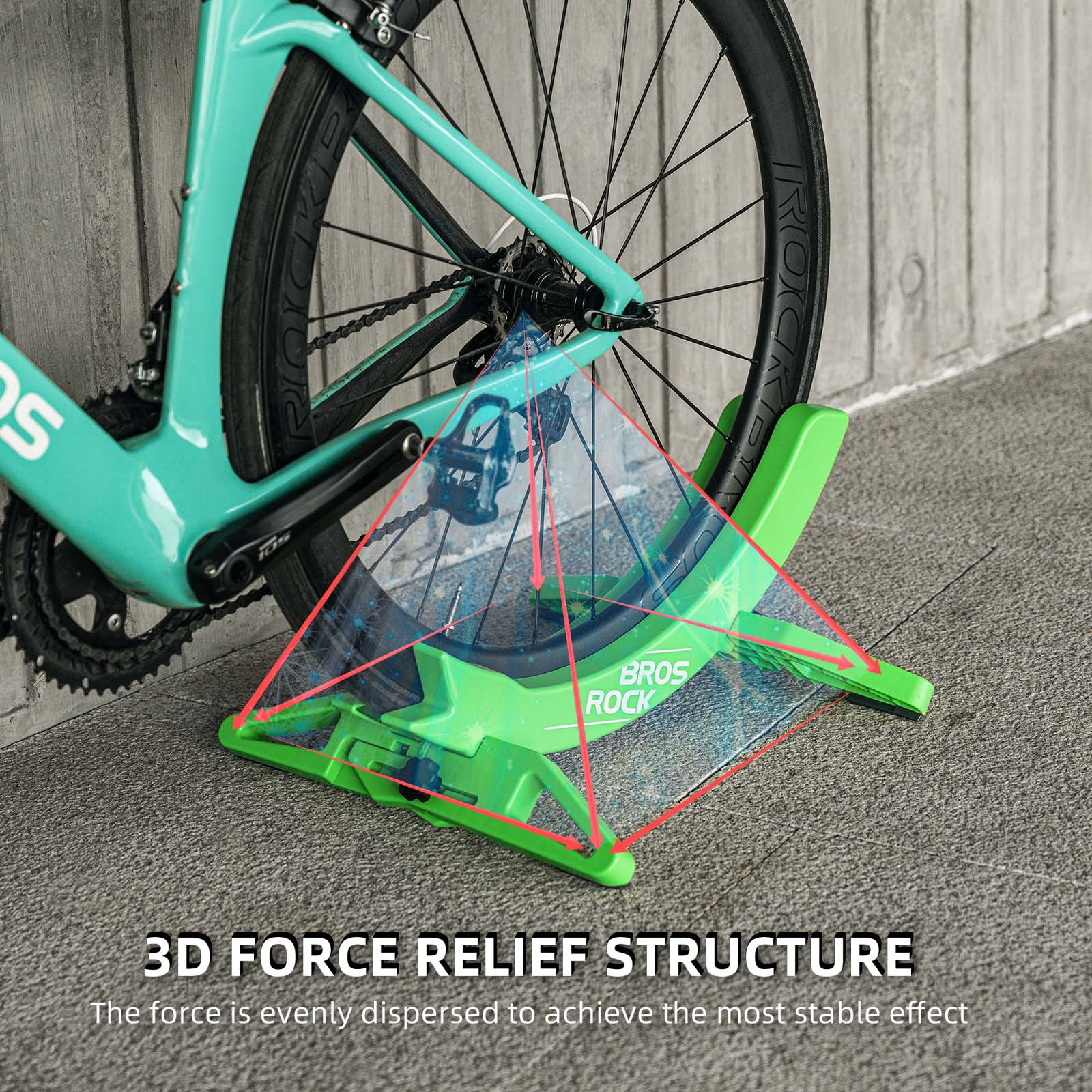 ROCKBROS Adjustable Bike Stand Universal Fit For MTB/Road Bike - Image 6