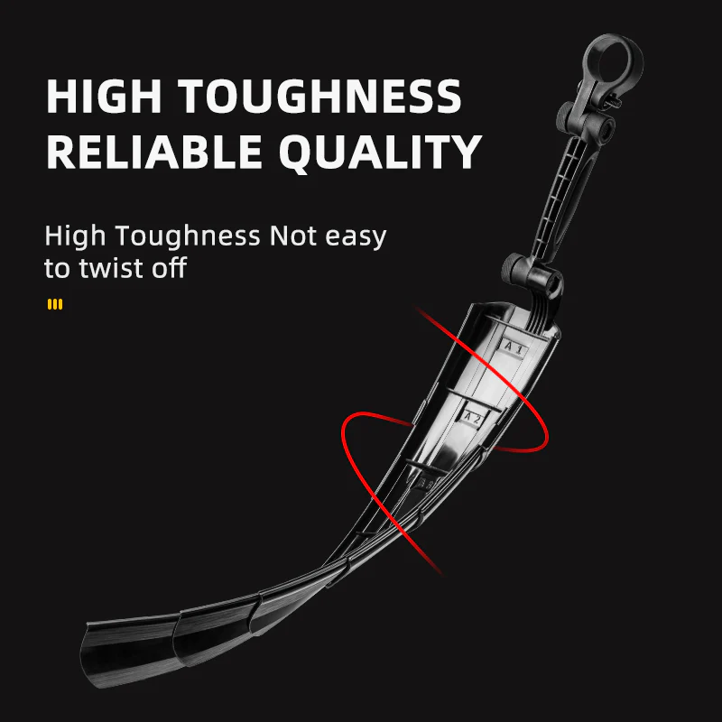ROCKBROS Adjustable MTB Mountain Bike Mudguard Cycling Bicycle Front Rear Fenders - Image 3