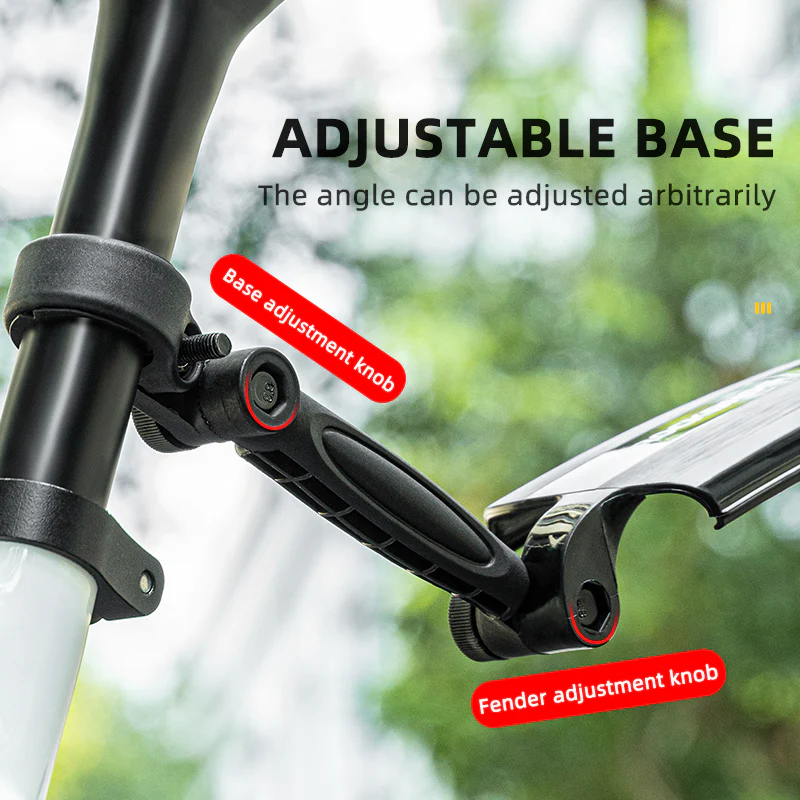 ROCKBROS Adjustable MTB Mountain Bike Mudguard Cycling Bicycle Front Rear Fenders - Image 4