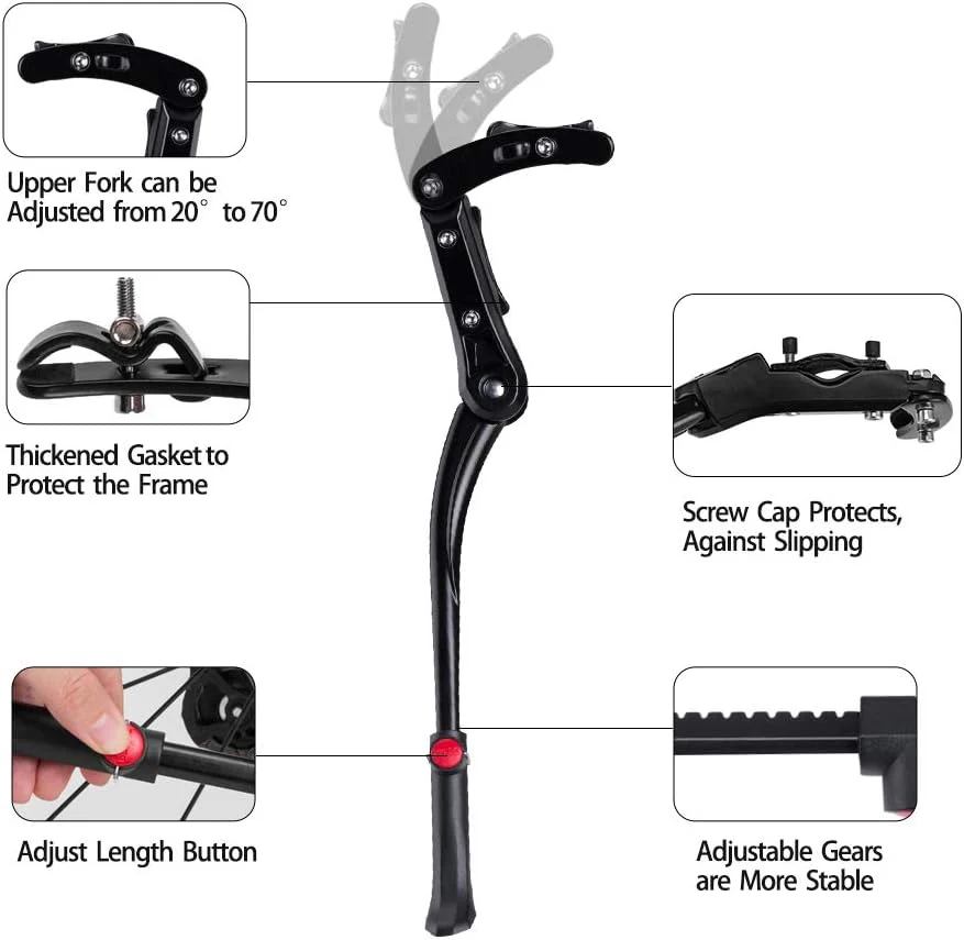 ROCKBROS Rear Mount Adjustable Kickstand - Image 3