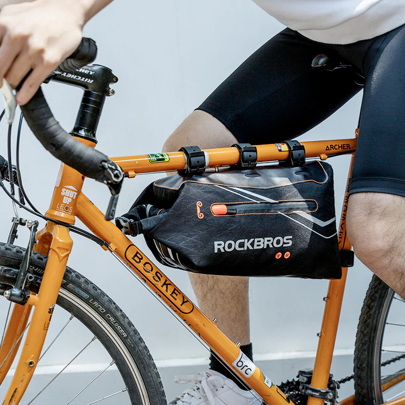 ROCKBROS Bicycle Frame Bag 3.5L Cycling Pack Seat Top Tube Bike Wedge Panniers - Image 4