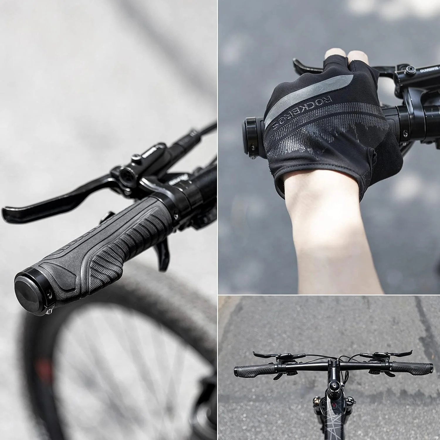 Double Lock Rubber Handlebar Grips - Image 9