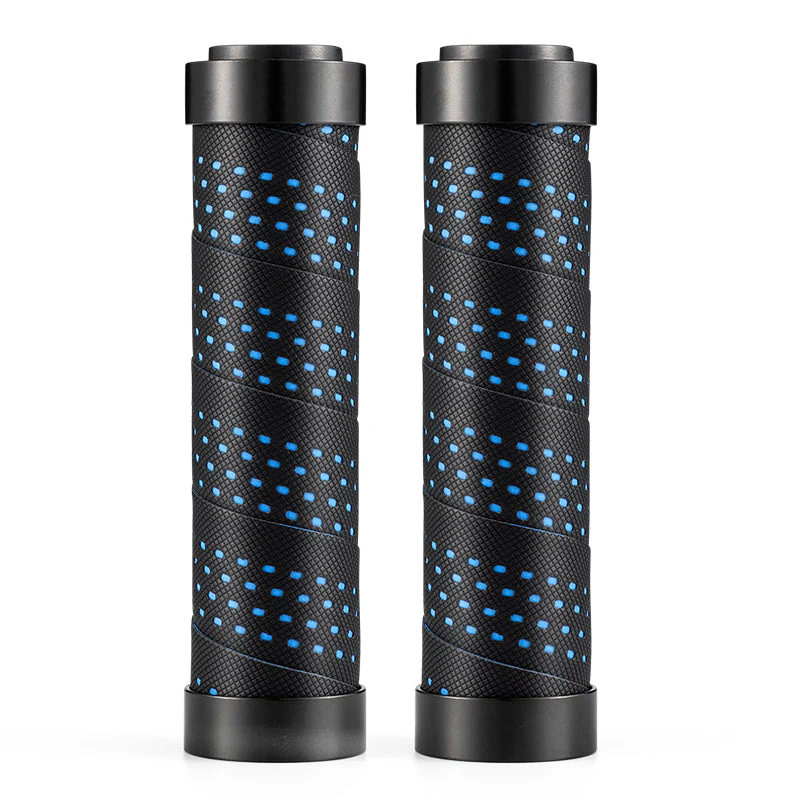 ROCKBROS Bicycle Handlebar Cover Mountain Bike Handlebar Locking Anti-skid Handlebar Grips PU Handle Grip Accessories - Image 12