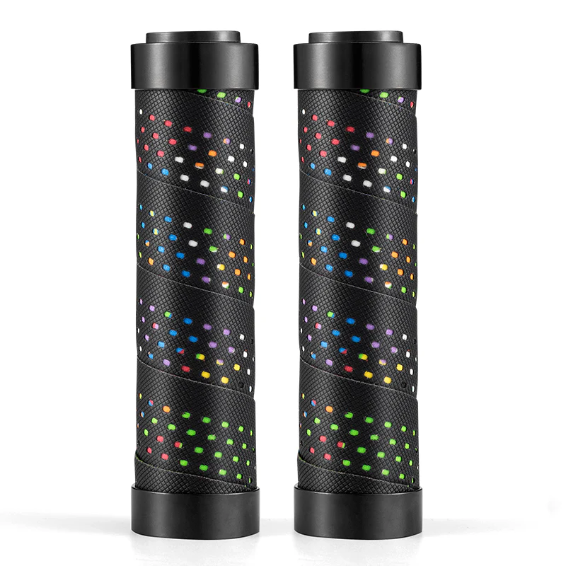 ROCKBROS Bicycle Handlebar Cover Mountain Bike Handlebar Locking Anti-skid Handlebar Grips PU Handle Grip Accessories - Image 9