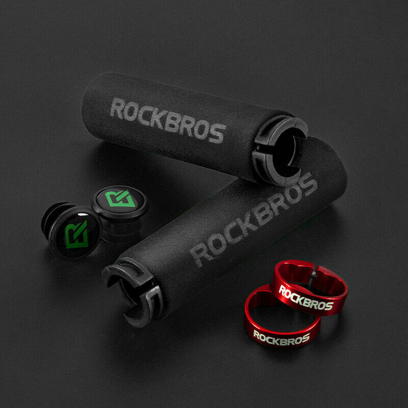 ROCKBROS Bicycle Handlebar Grips Cycling MTB BXM Bike Silicone Sponge Soft Grips - Image 10