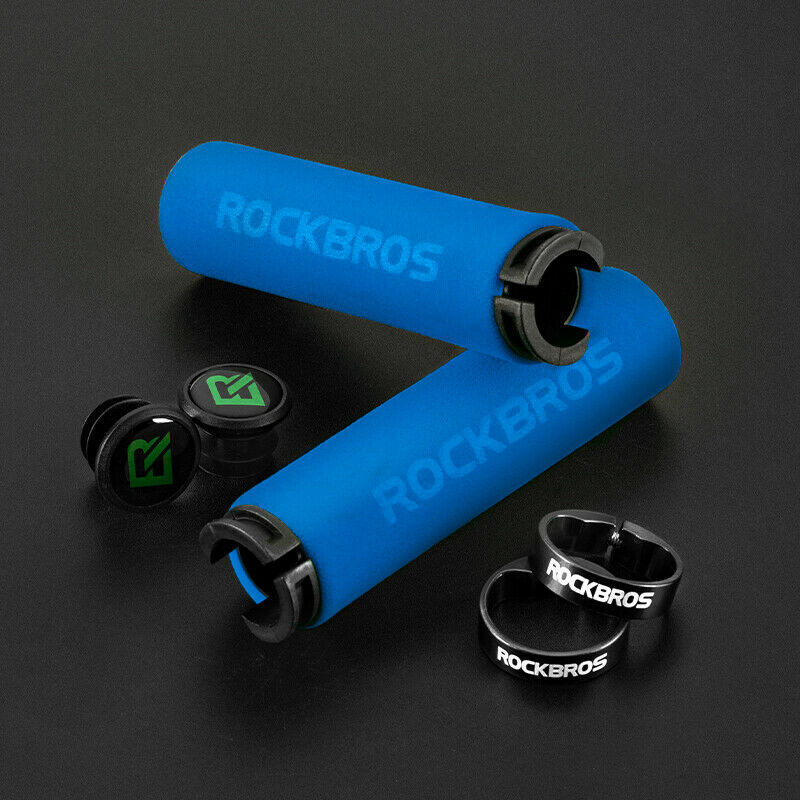 ROCKBROS Bicycle Handlebar Grips Cycling MTB BXM Bike Silicone Sponge Soft Grips - Image 6